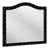 Deanna Upholstered Dresser Mirror - Black