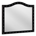 Deanna Upholstered Dresser Mirror - Black - COA2768