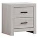 Brantford 2-Drawer Nightstand - Coastal White - Ivory - COA2850