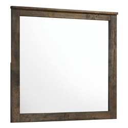 Woodmont Dresser Mirror - Rustic Golden - Brown 