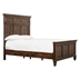 Avenue Wood California King Panel Bed - Weathered Burnished - Brown