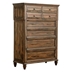 Avenue 8-Drawer Bedroom Chest - Weathered Burnished - Brown