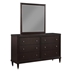 Emberlyn 6-Drawer Dresser with Mirror - Brown