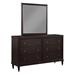 Emberlyn 6-Drawer Dresser with Mirror - Brown - COA3118