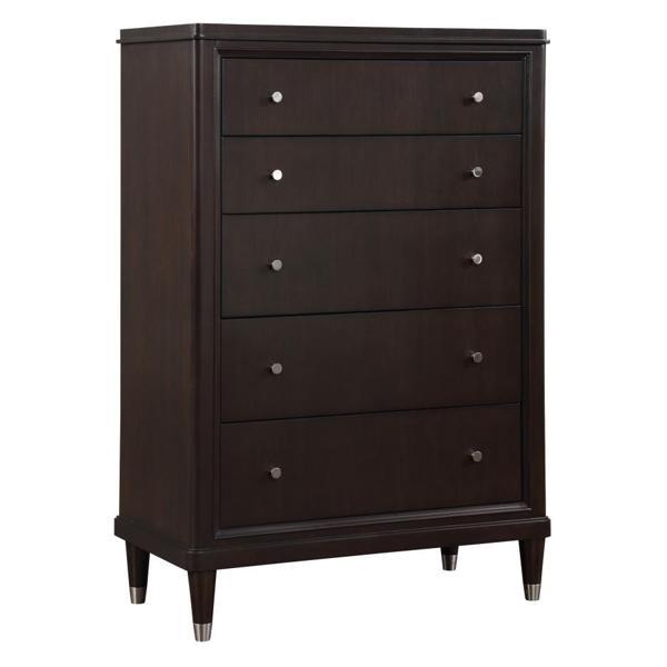 Emberlyn 5-Drawer Bedroom Chest - Brown 