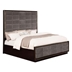 Durango California King Panel Bed - Smoked Peppercorn - Brown