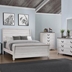 Stillwood Eastern King Bedroom Set - Grey - Vintage Linen Finish - 5-Piece