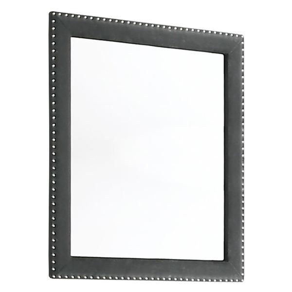 Melody Upholstered Dresser Mirror - Grey 