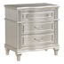 Evangeline 3-Drawer Nightstand - Silver Oak