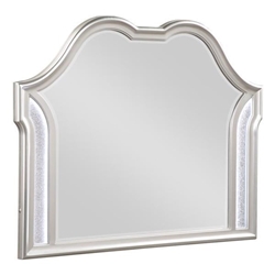 Evangeline Dresser Mirror - Silver Oak Finish Frame 