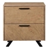 Taylor 2-Drawer Nightstand - Light Honey Brown