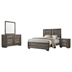 Janine Eastern King Bedroom Set - Grey - 4-Piece