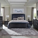 Penelope Queen Bedroom Set - Midnight Star - Black - 5-Piece - COA3405