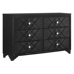 Penelope 6-Drawer Dresser Midnight Star - Black 