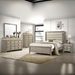 Giselle California King Bedroom Set - Rustic Beige - Brown - 5-Piece - COA3528