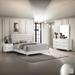 Kendall Eastern King Bedroom Set - White - 4-Piece - COA3538