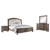 Emmett Eastern King Bedroom Set - Walnut - Brown - 4-Piece