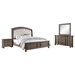 Emmett California King Bedroom Set - Walnut - Brown - 4-Piece - COA3555