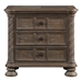 Emmett 3-Drawer Nightstand - Walnut - Brown - COA3560