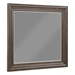 Emmett Dresser Mirror - Walnut Finish Frame - Brown - COA3563