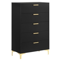 Kendall 5-Drawer Bedroom Chest - Black 