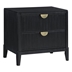 Brookmead 2-Drawer Nightstand - Black