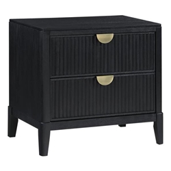 Brookmead 2-Drawer Nightstand - Black 