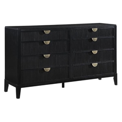 Brookmead 8-Drawer Dresser - Black 