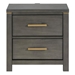 Kieran 2-Drawer Nightstand - Grey - COA3697