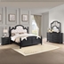 Celina Eastern King Bedroom Set - Black - 4-Piece