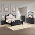 Celina Eastern King Bedroom Set - Black - 5-Piece