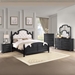 Celina Eastern King Bedroom Set - Black - 5-Piece - COA3718