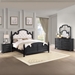 Celina Queen Bedroom Set - Black - 4-Piece - COA3720