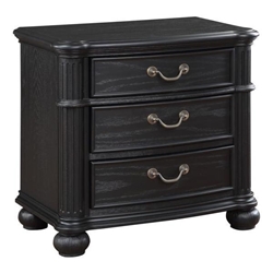 Celina 3-Drawer Nightstand - Black 