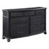 Celina 9-Drawer Dresser - Black