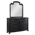 Celina 9-Drawer Dresser with Mirror - Black