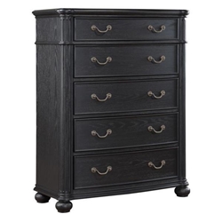 Celina 5-Drawer Bedroom Chest - Black 