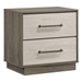 Fenwick 2-Drawer Nightstand Bedside Table - Grey Oak - Almond - COA3884