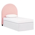 June Upholstered Twin Panel Headboard - Blush - Pink