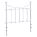 Marie Metal Twin Open Frame Headboard - White - COA4660