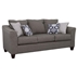 Salizar Upholstered Flared Arm Sofa - Charcoal Grey Fabric - Hemlock Solid Wood Frame