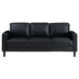 Ruth Upholstered Track Arm Sofa - Black