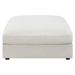 Serene Square Upholstered Ottoman - Beige - COA5175