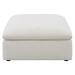 Hobson Square Upholstered Ottoman - Ivory - COA5192