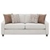 Christine Upholstered Sloped Arm Sofa - Beige