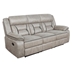 Greer Motion Reclining Sofa - Taupe Leatherette