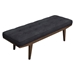 Wilson Fabric Upholstered Tufted Accent Bench - Grey - COA6458