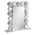 Aghes Vanity Mirror with Lighting - Silver