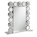 Aghes Vanity Mirror with Lighting - Silver - COA6905