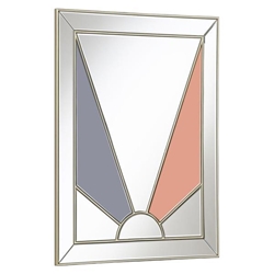 Calite Wall Mirror - Champagne and - Silver 